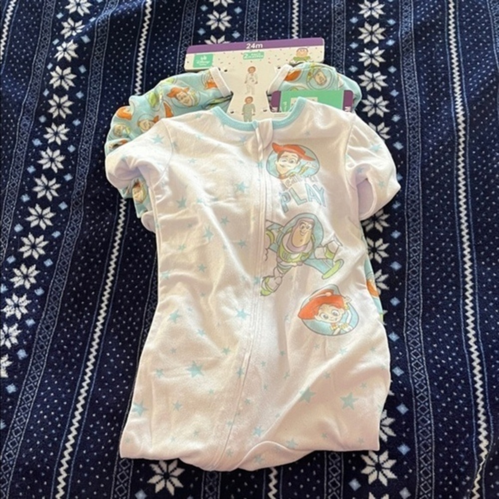 Disney Baby Multicolor 2 Pack Sleeper Size 24 Months NWT